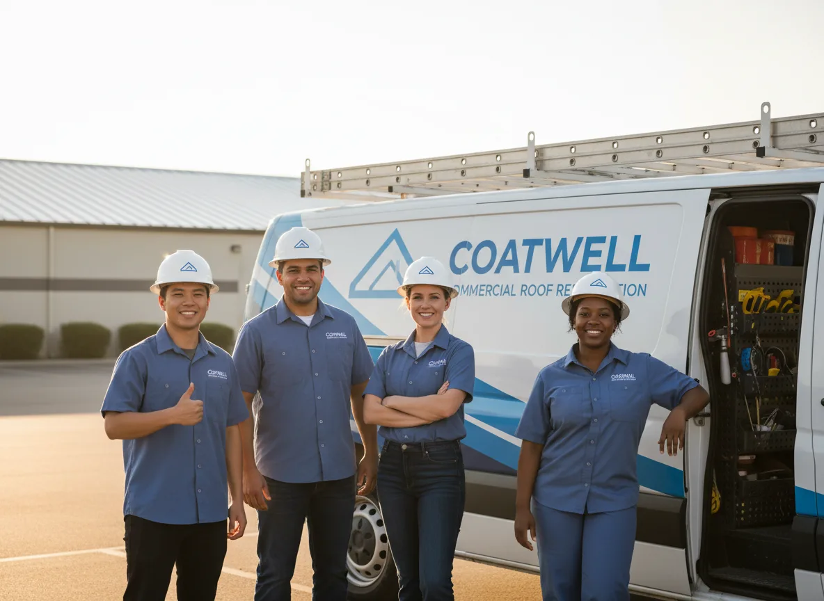 Commercial roof coating company in Nellis, WV