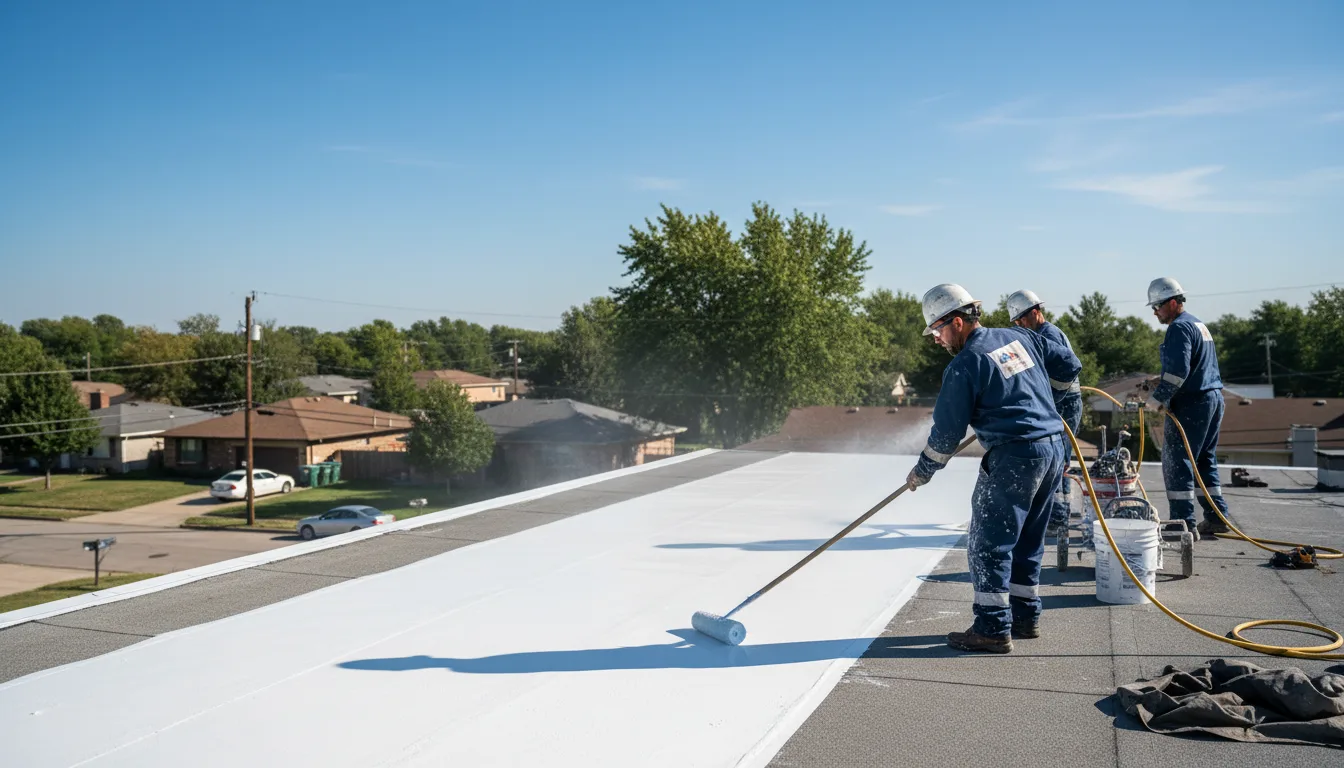 Commercial roof coating in Nellis, WV near me
